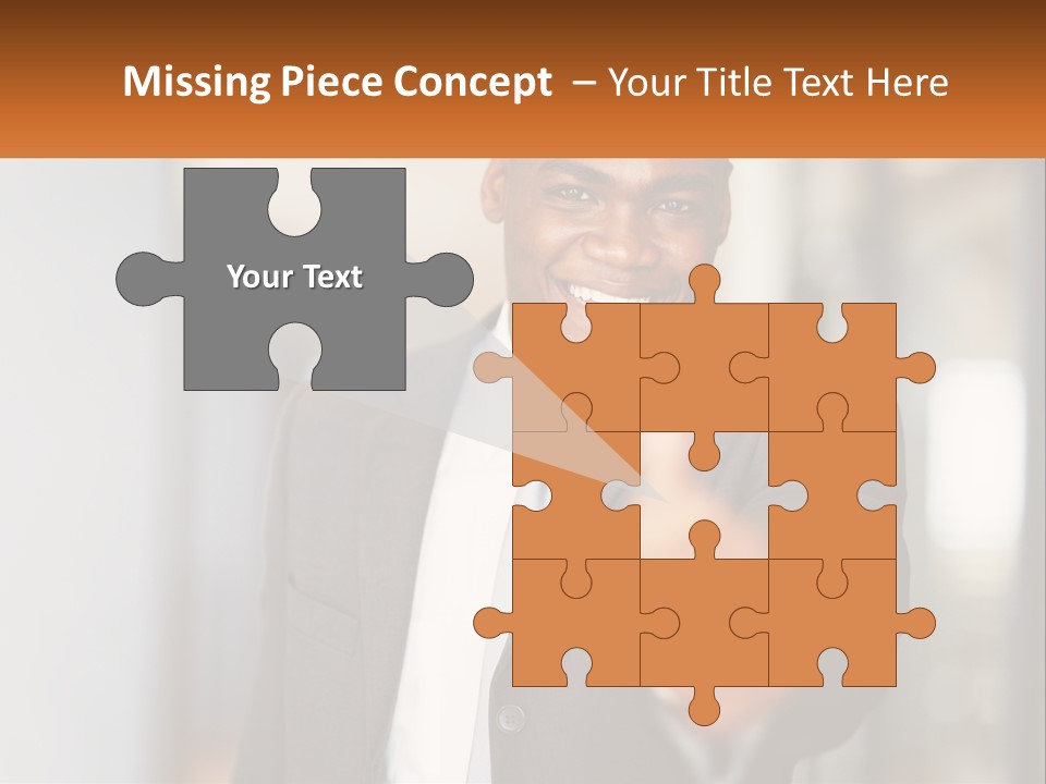 A Man In A Suit Giving A Thumbs Up PowerPoint Template