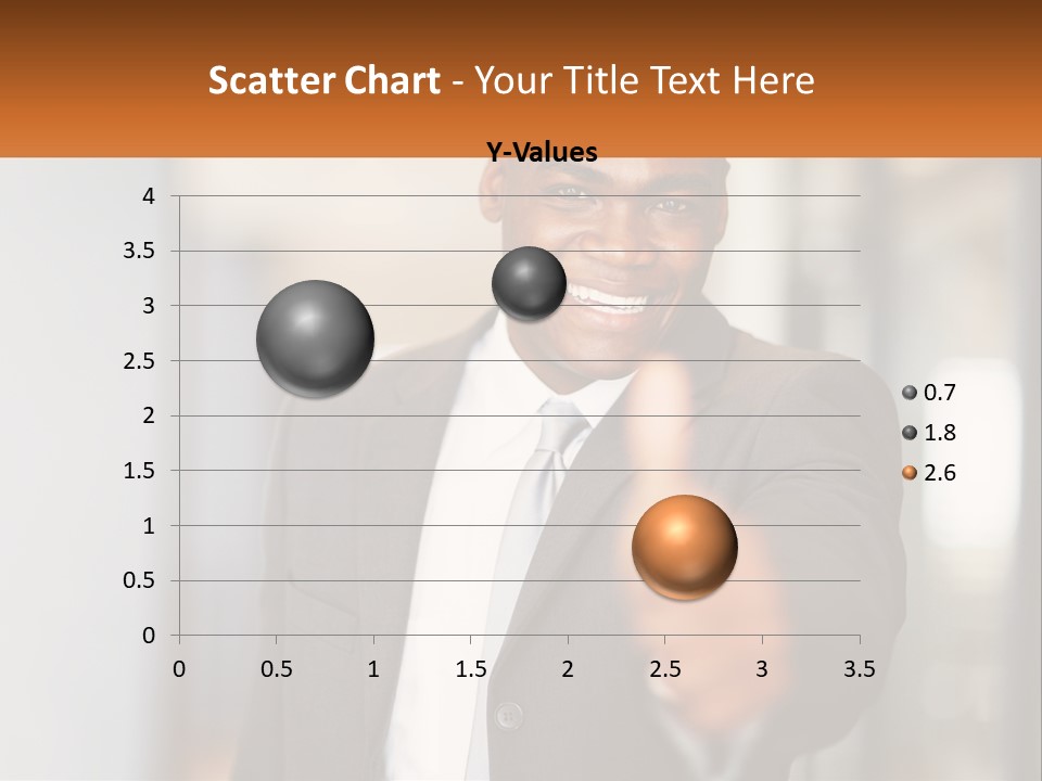 A Man In A Suit Giving A Thumbs Up PowerPoint Template