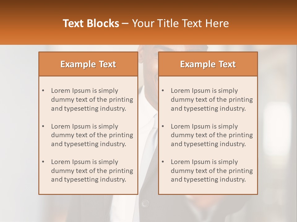 A Man In A Suit Giving A Thumbs Up PowerPoint Template
