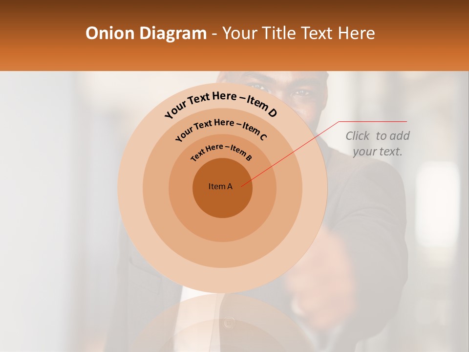 A Man In A Suit Giving A Thumbs Up PowerPoint Template