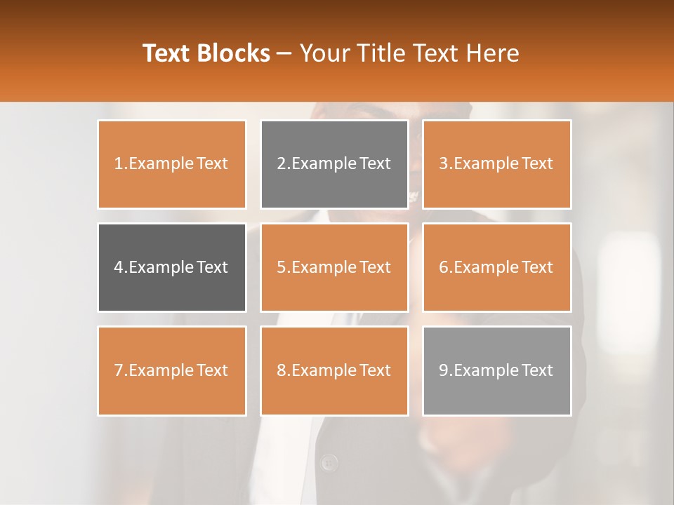 A Man In A Suit Giving A Thumbs Up PowerPoint Template