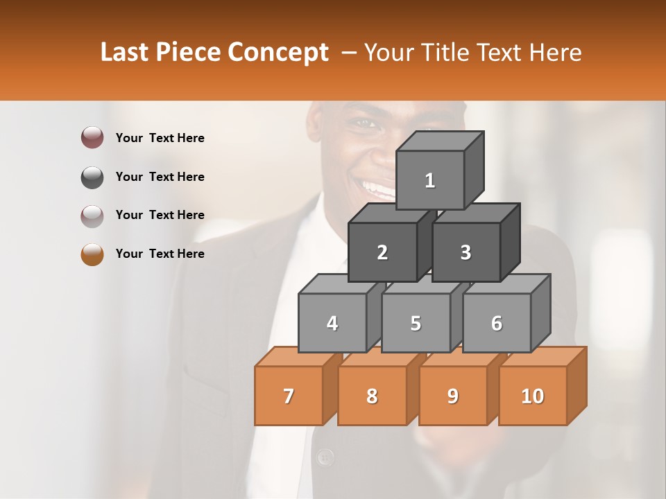 A Man In A Suit Giving A Thumbs Up PowerPoint Template