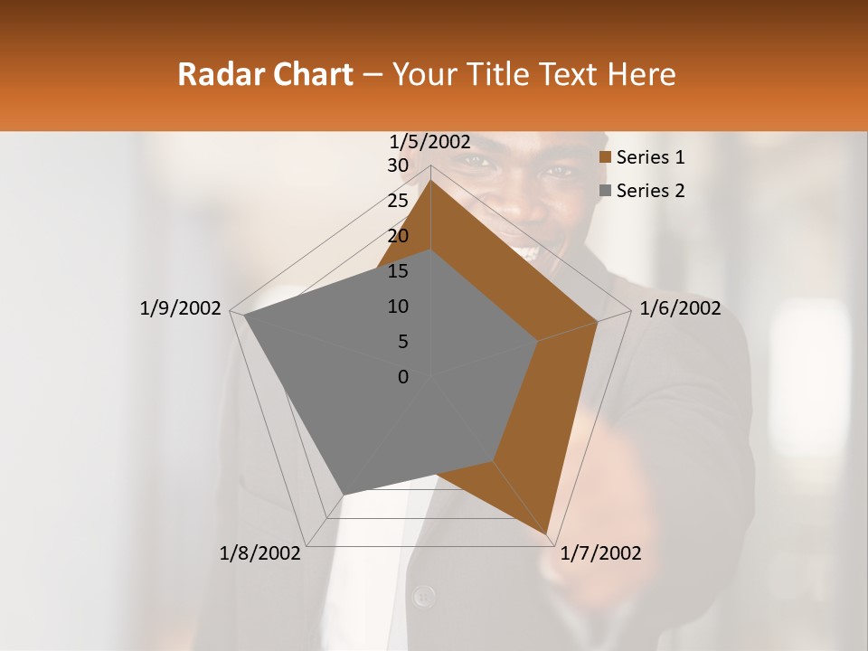 A Man In A Suit Giving A Thumbs Up PowerPoint Template
