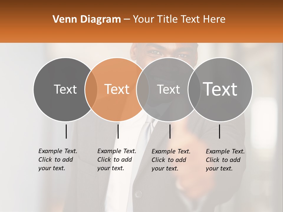 A Man In A Suit Giving A Thumbs Up PowerPoint Template