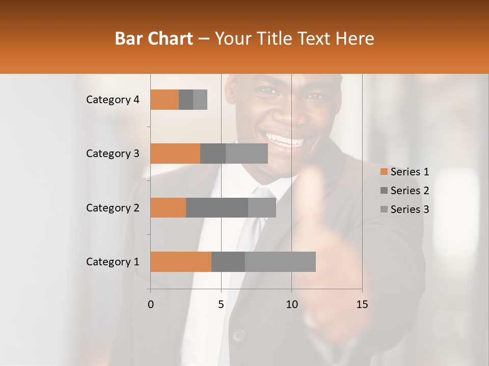A Man In A Suit Giving A Thumbs Up PowerPoint Template