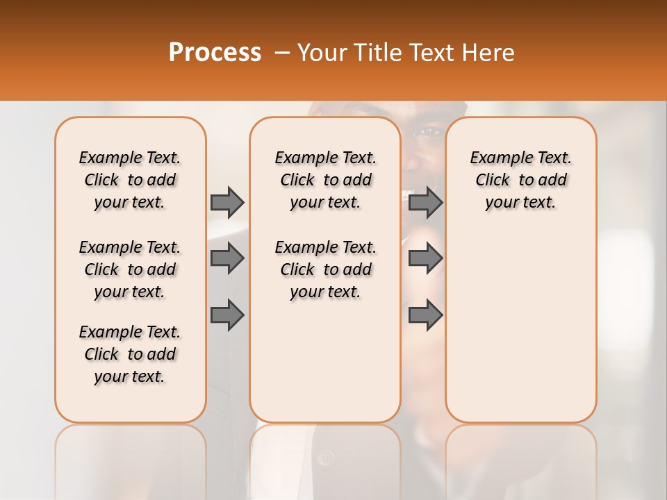 A Man In A Suit Giving A Thumbs Up PowerPoint Template