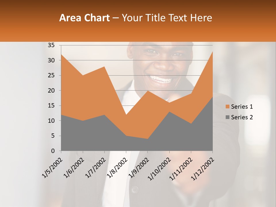 A Man In A Suit Giving A Thumbs Up PowerPoint Template