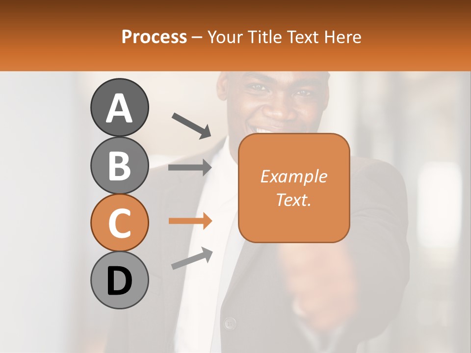 A Man In A Suit Giving A Thumbs Up PowerPoint Template