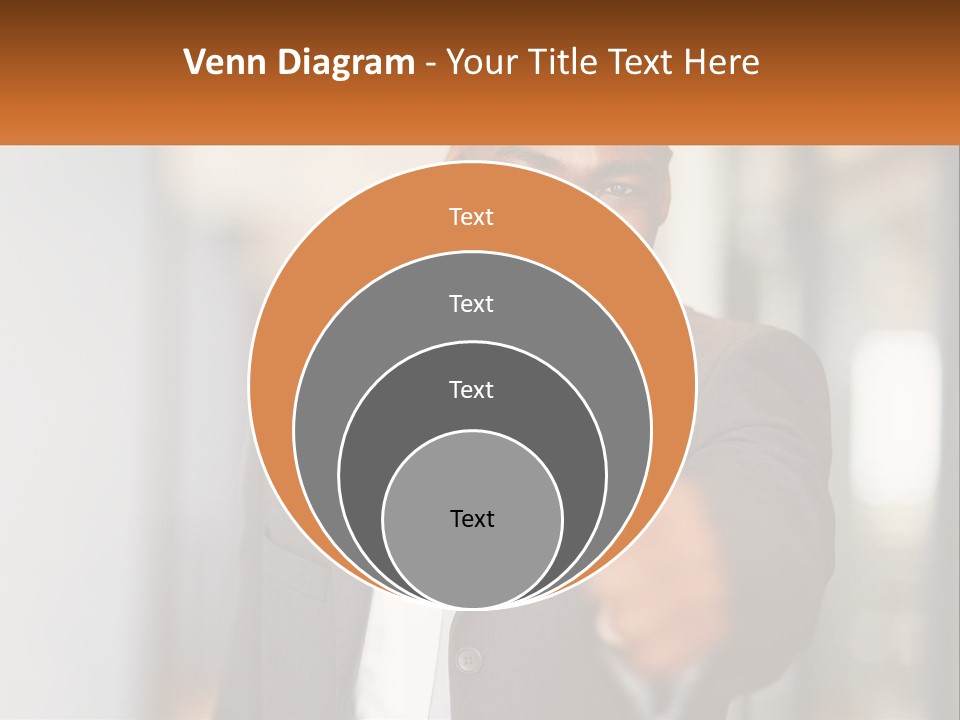 A Man In A Suit Giving A Thumbs Up PowerPoint Template