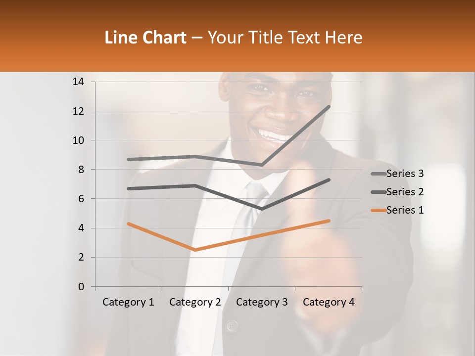 A Man In A Suit Giving A Thumbs Up PowerPoint Template