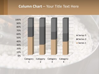A Large Pot Filled With Lots Of White Beans PowerPoint Template