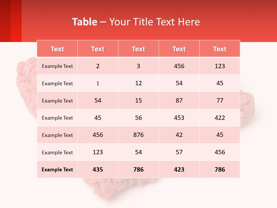 A Large Piece Of Ground Beef On A White Background PowerPoint Template