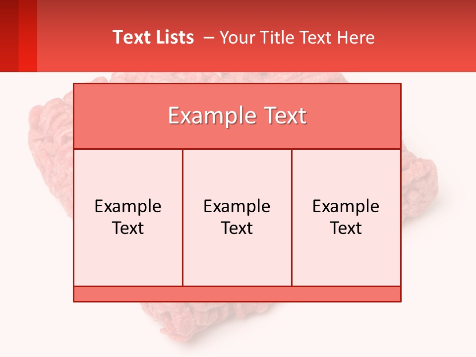 A Large Piece Of Ground Beef On A White Background PowerPoint Template