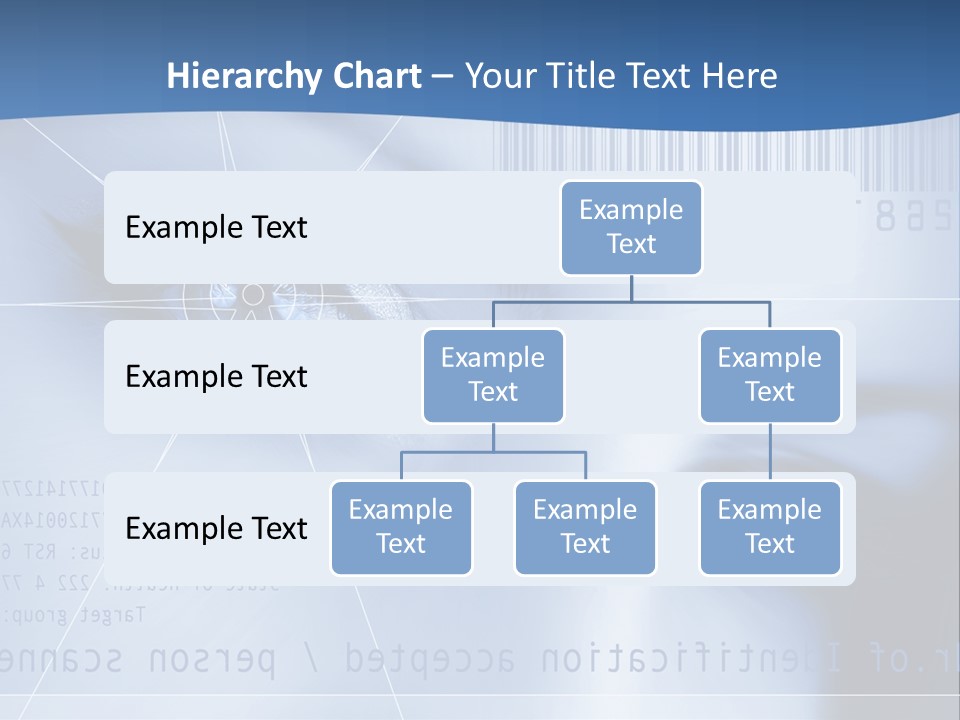 A Woman's Eye With Bar Code In The Background PowerPoint Template