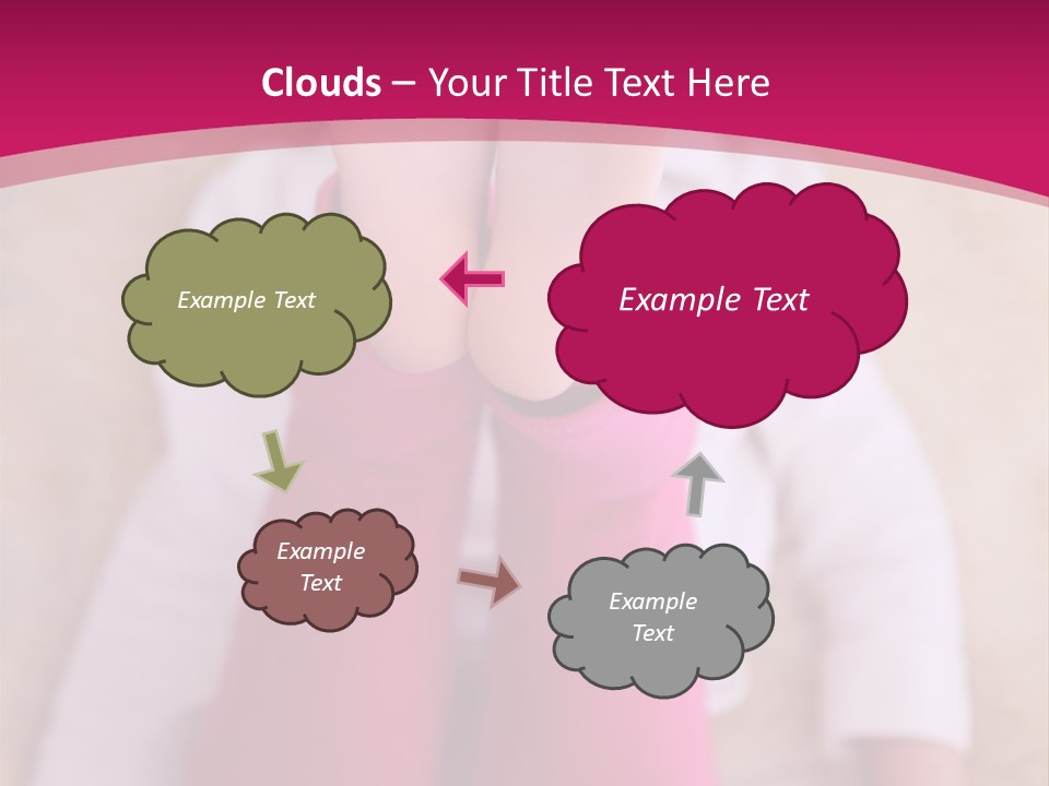 A Girl Laying On The Floor With Her Feet Up PowerPoint Template