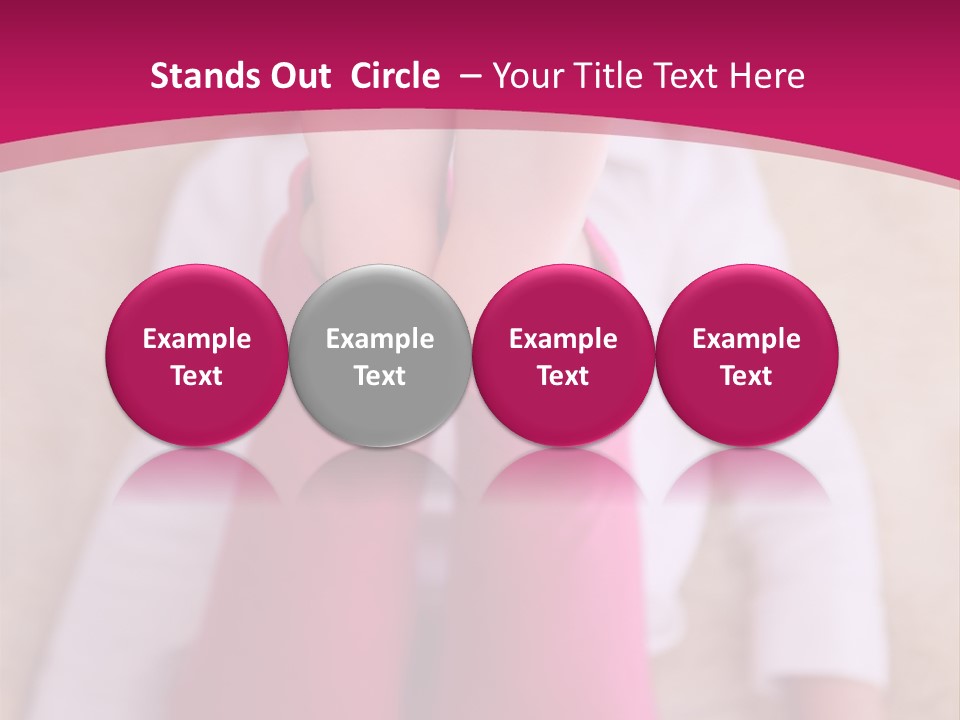 A Girl Laying On The Floor With Her Feet Up PowerPoint Template