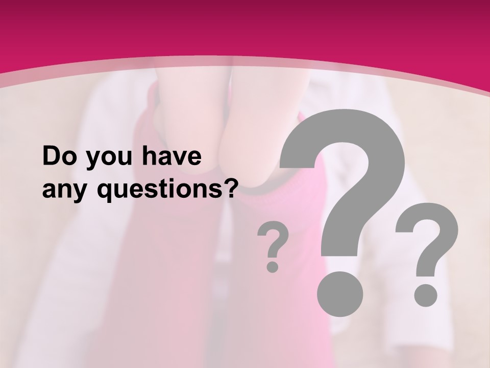 A Girl Laying On The Floor With Her Feet Up PowerPoint Template