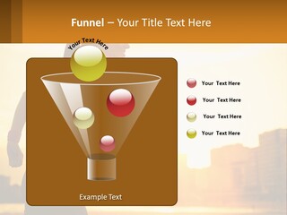 A Woman Running In The Sunset Powerpoint Presentation PowerPoint Template