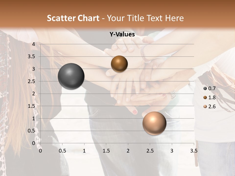 A Group Of People Holding Hands In A Circle PowerPoint Template