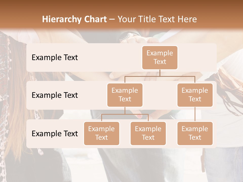 A Group Of People Holding Hands In A Circle PowerPoint Template
