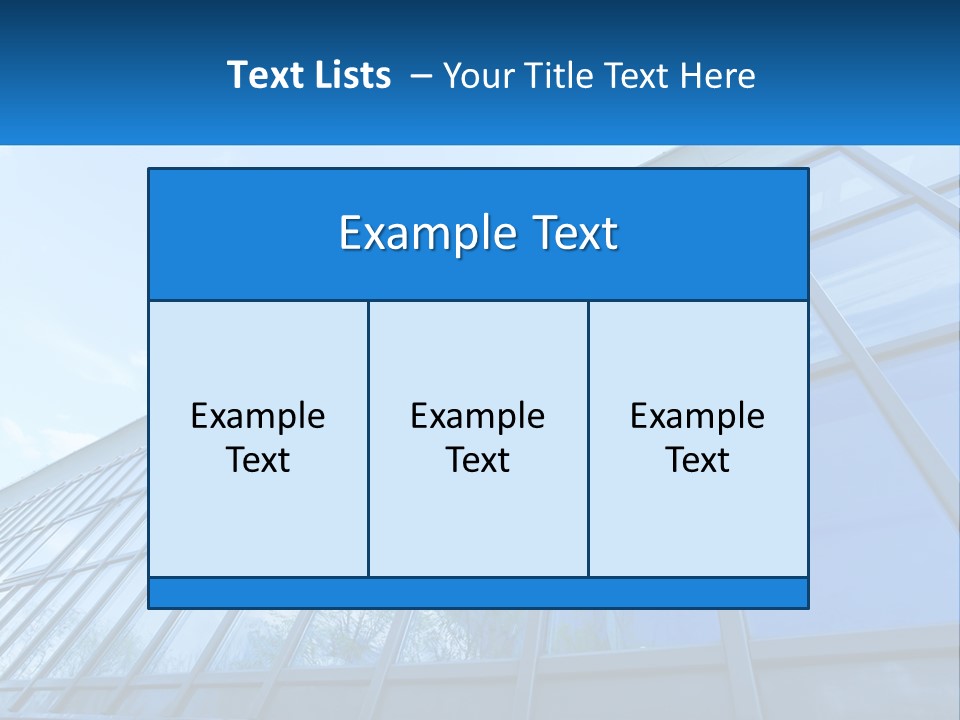 A Building With A Blue Sky And Clouds In The Background PowerPoint Template