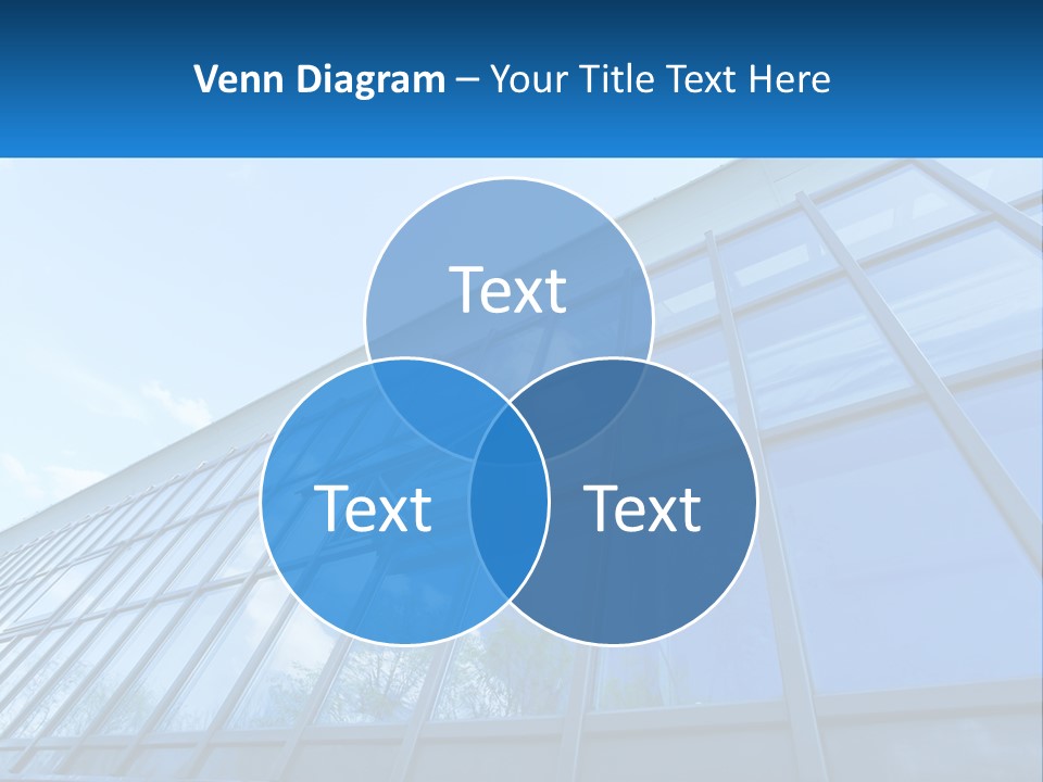 A Building With A Blue Sky And Clouds In The Background PowerPoint Template