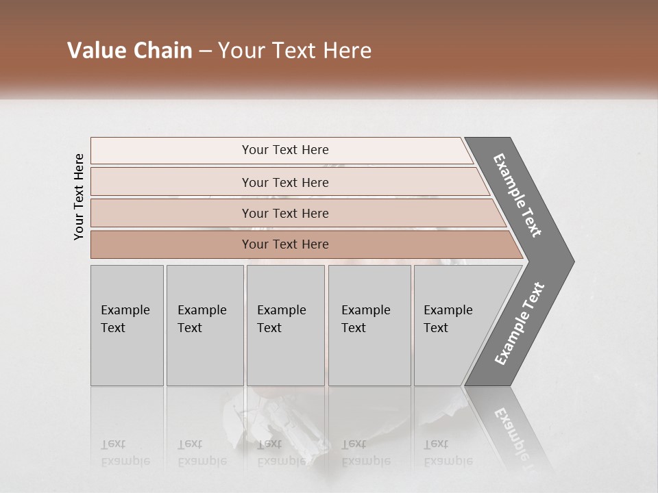A Fist Punching Through A Piece Of Paper PowerPoint Template