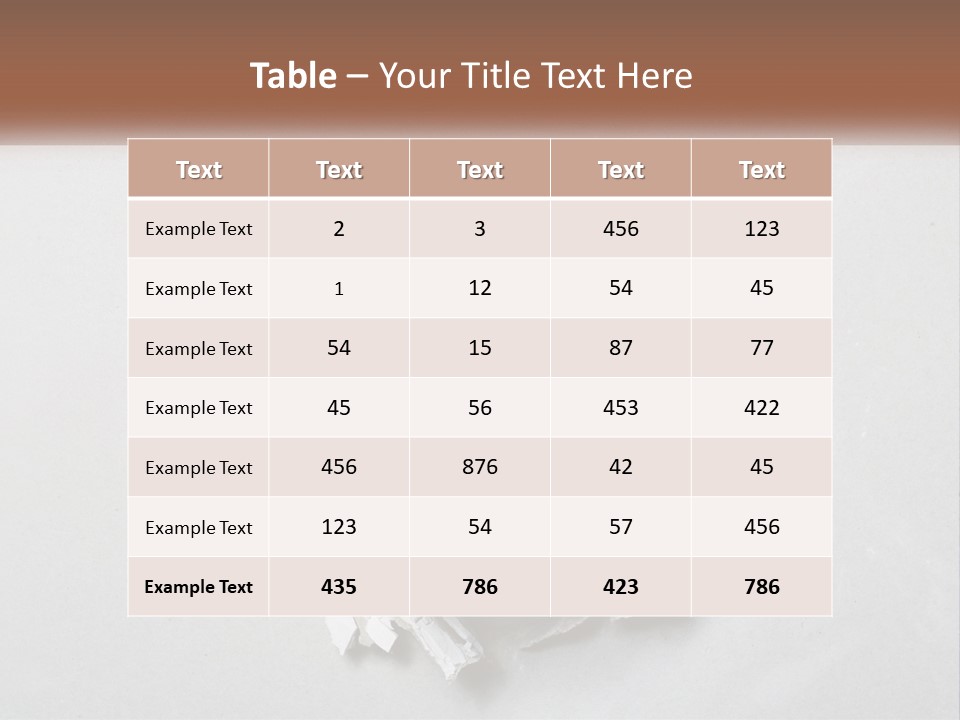 A Fist Punching Through A Piece Of Paper PowerPoint Template