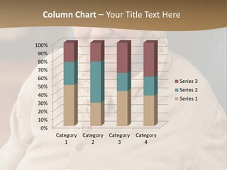 An Elderly Woman Sitting In A Chair Reading A Book PowerPoint Template