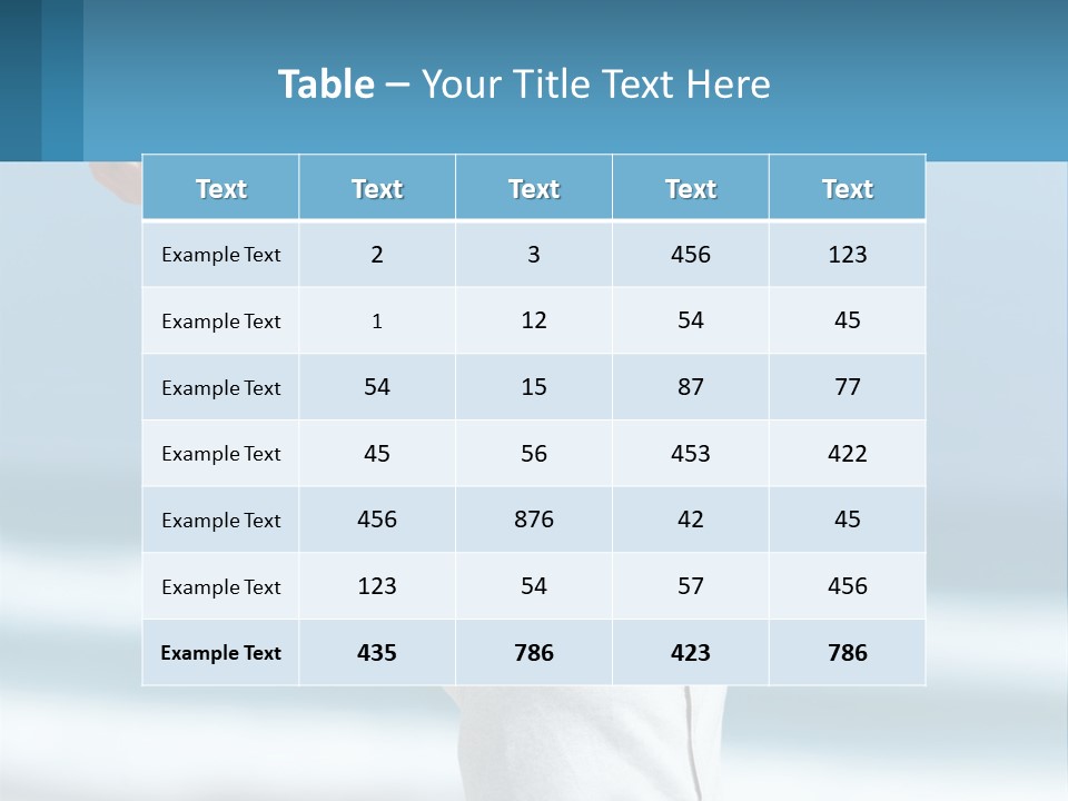 A Woman With Her Arms Up In The Air PowerPoint Template