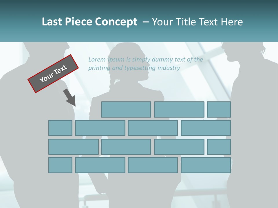 A Group Of People Standing Next To Each Other PowerPoint Template