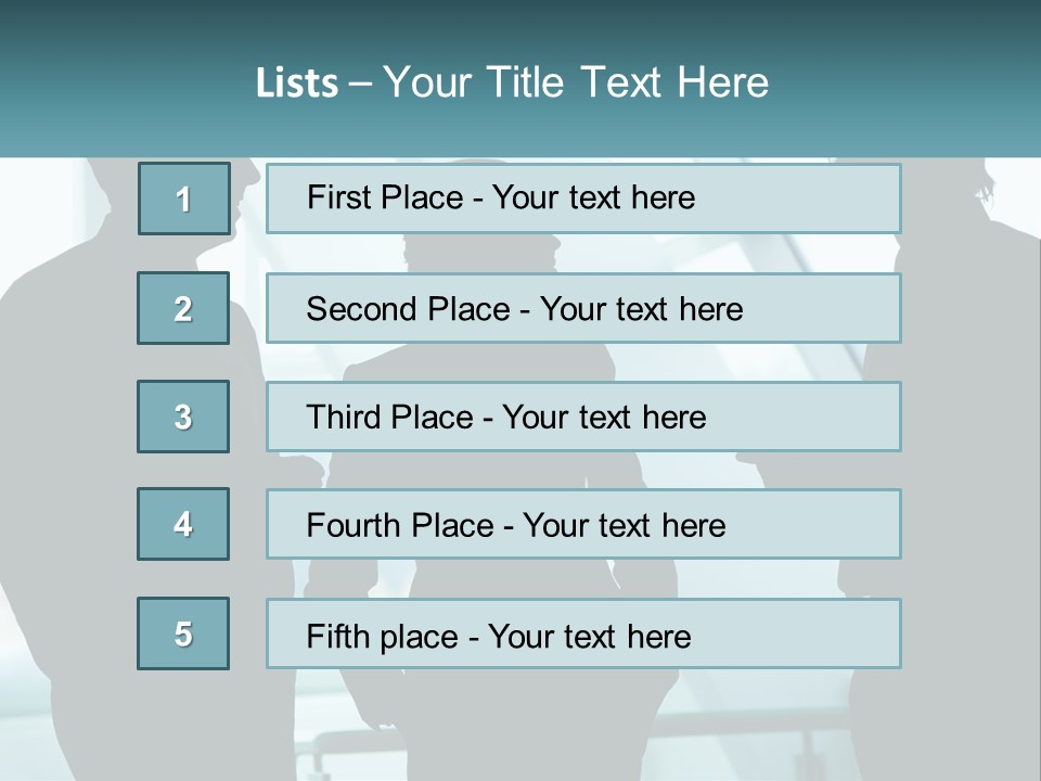 A Group Of People Standing Next To Each Other PowerPoint Template