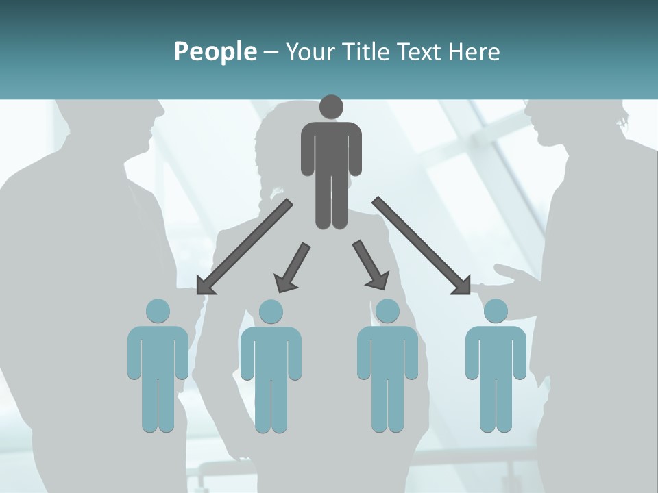 A Group Of People Standing Next To Each Other PowerPoint Template