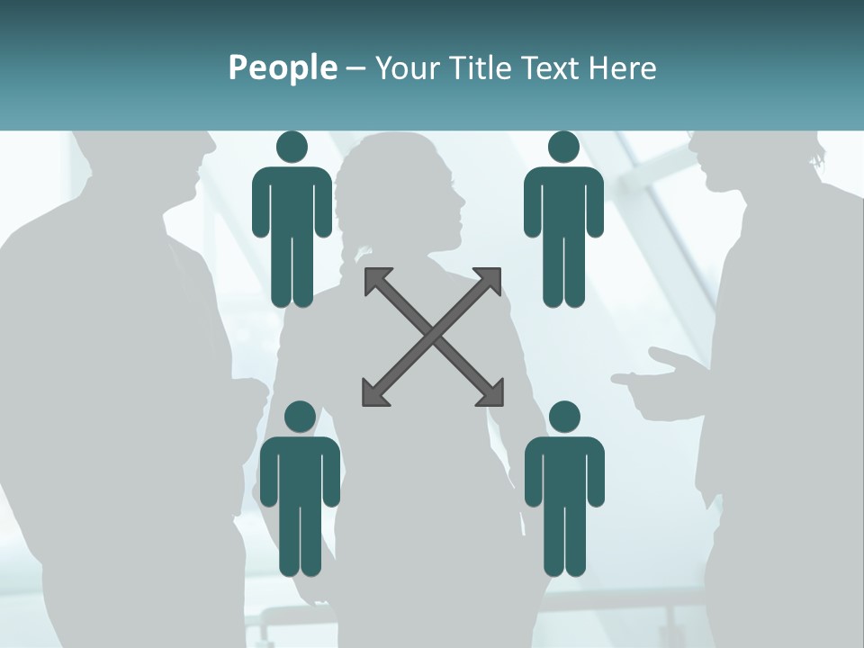 A Group Of People Standing Next To Each Other PowerPoint Template