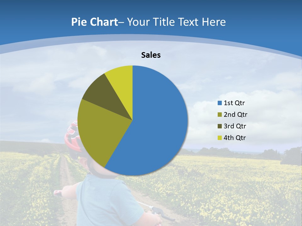 A Young Boy Riding A Bike Down A Dirt Road PowerPoint Template