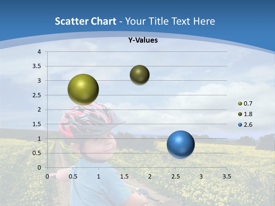 A Young Boy Riding A Bike Down A Dirt Road PowerPoint Template
