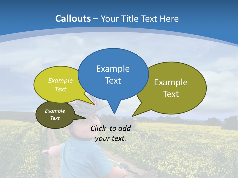 A Young Boy Riding A Bike Down A Dirt Road PowerPoint Template