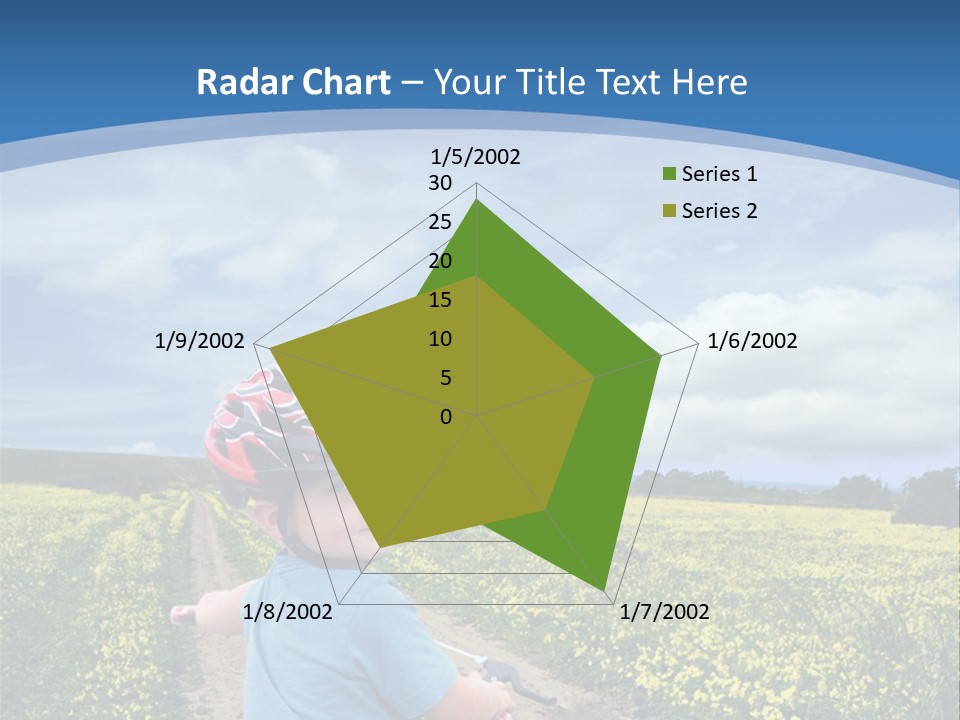 A Young Boy Riding A Bike Down A Dirt Road PowerPoint Template