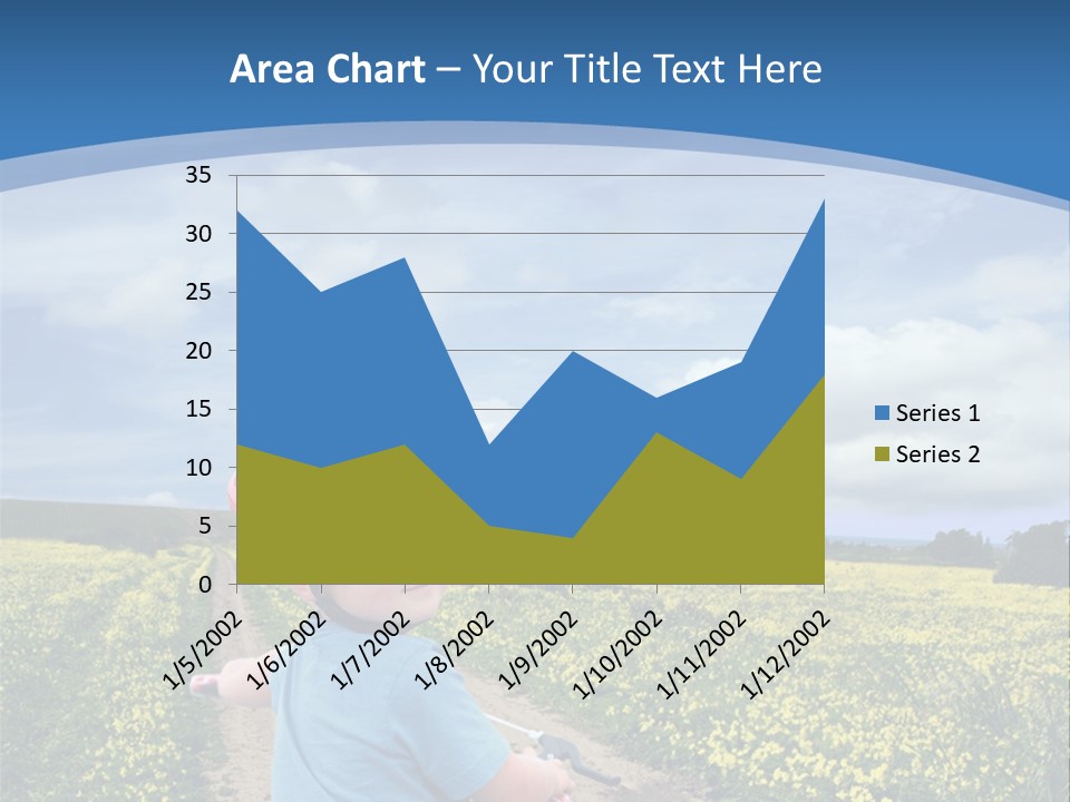 A Young Boy Riding A Bike Down A Dirt Road PowerPoint Template