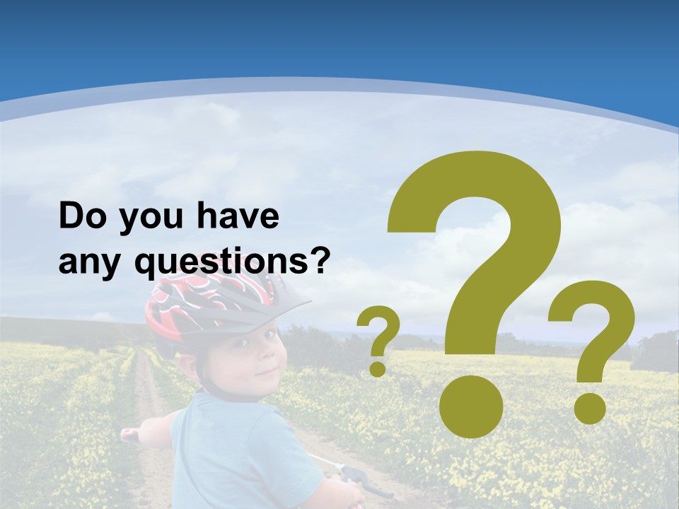 A Young Boy Riding A Bike Down A Dirt Road PowerPoint Template