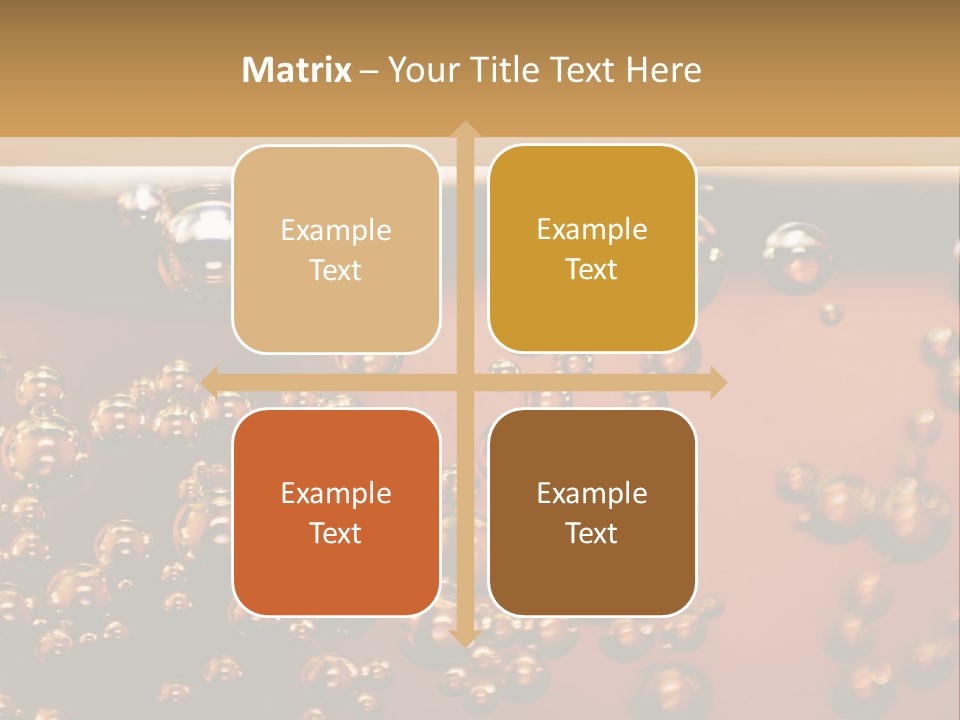 A Glass Of Beer With Bubbles On It PowerPoint Template