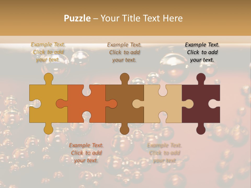 A Glass Of Beer With Bubbles On It PowerPoint Template