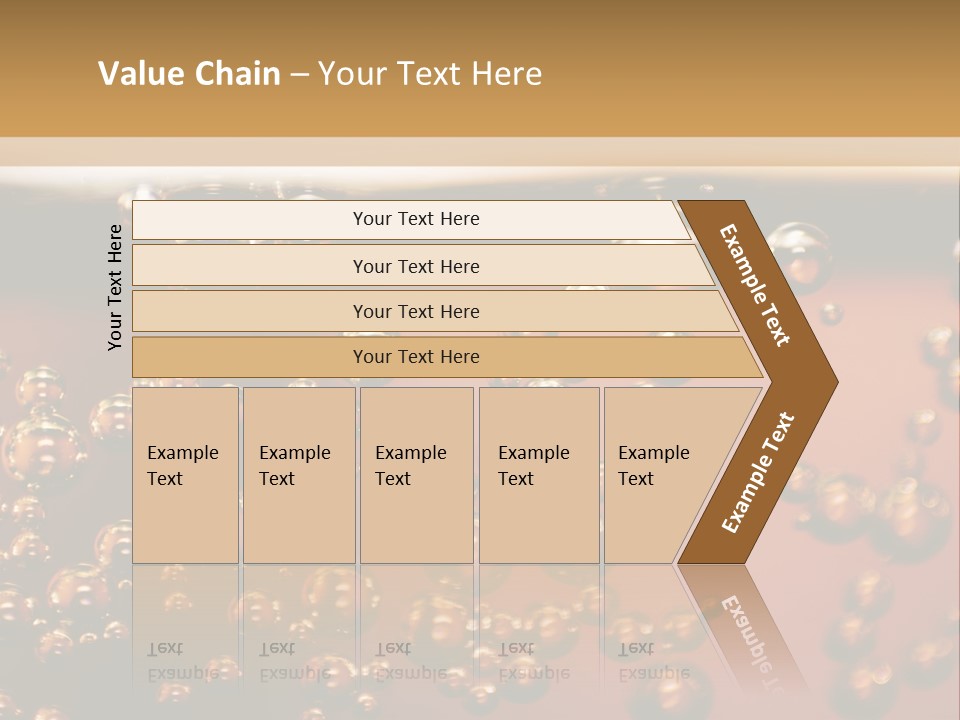A Glass Of Beer With Bubbles On It PowerPoint Template