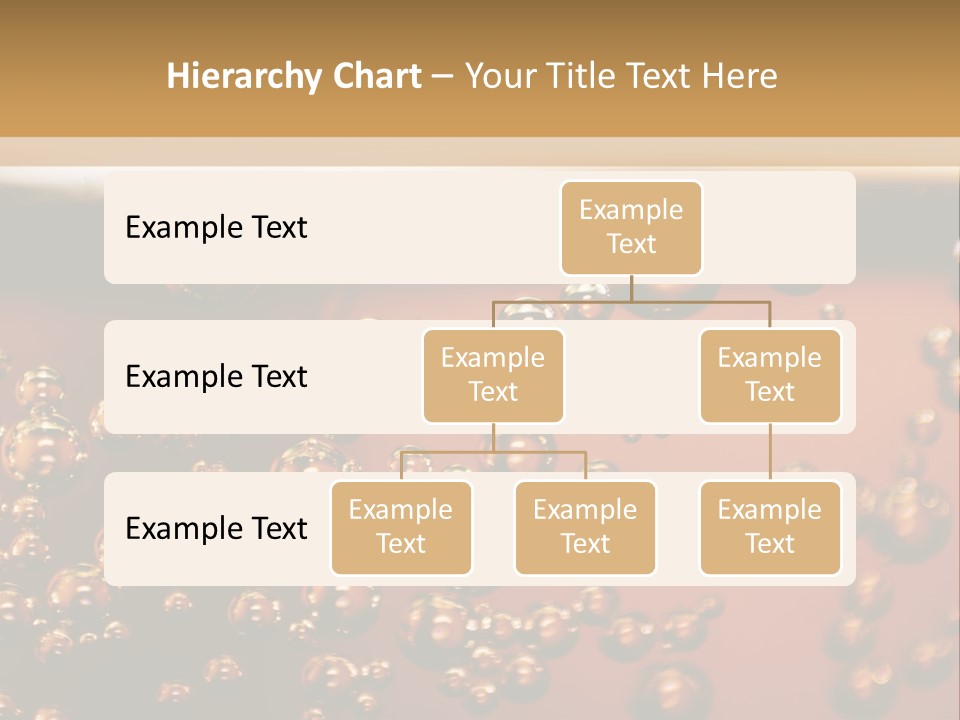 A Glass Of Beer With Bubbles On It PowerPoint Template