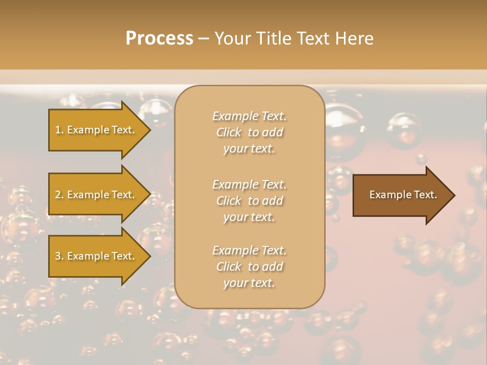 A Glass Of Beer With Bubbles On It PowerPoint Template