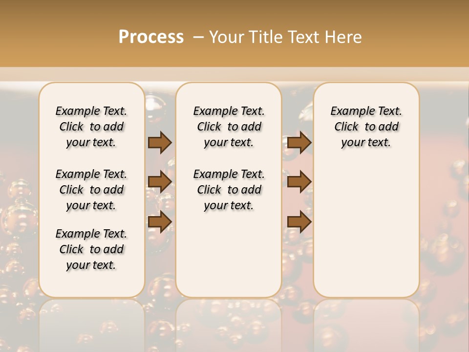 A Glass Of Beer With Bubbles On It PowerPoint Template