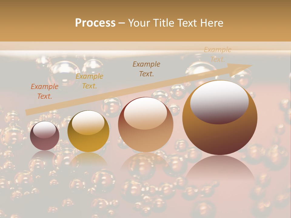 A Glass Of Beer With Bubbles On It PowerPoint Template