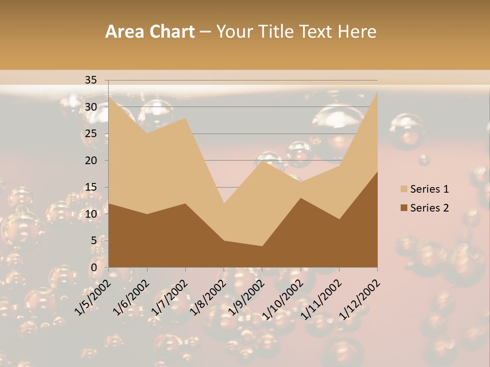 A Glass Of Beer With Bubbles On It PowerPoint Template