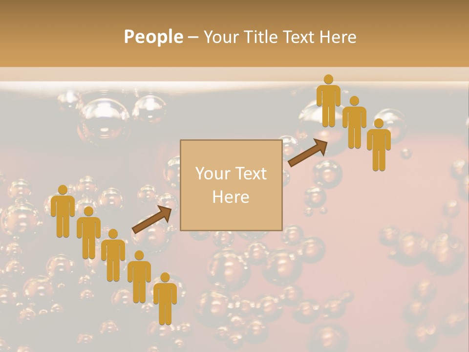 A Glass Of Beer With Bubbles On It PowerPoint Template