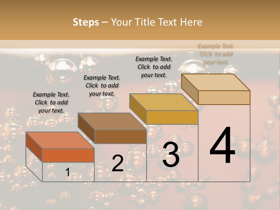A Glass Of Beer With Bubbles On It PowerPoint Template